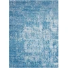 Nourison Home Silk Shadows Blue SHA10 5ft.6in. x 7ft.5in. Rect. Rug