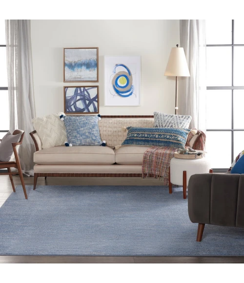 Nourison Nourison Essentials Blue/Grey Area Rug NRE01 Blue/Grey 10' x 14'