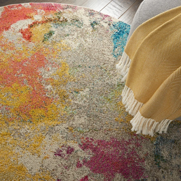 Nourison Celestial Area Rug CES12-Ivory/Multicolor