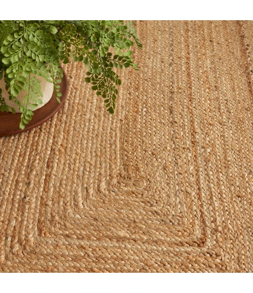 Nourison Natural Jute Natural NJT03 4 ft. X 6 ft. Rect. Rug