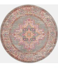Nourison Passion Round Area Rug PSN03-Grey