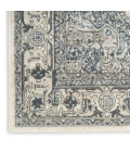 Nourison Quarry Ivory Navy QUA18 8 ft. Rect. Rug