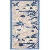 Nourison Home Aloha ALH33 Blue Grey 2 ft. 3 in. X 12 ft. Area Rug