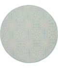 Nourison Jubilant Round Area Rug JUB06-Ivory/Green