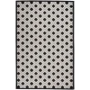 Nourison Home Aloha ALH26 Black White 6 ft. X 9 ft. Area Rug