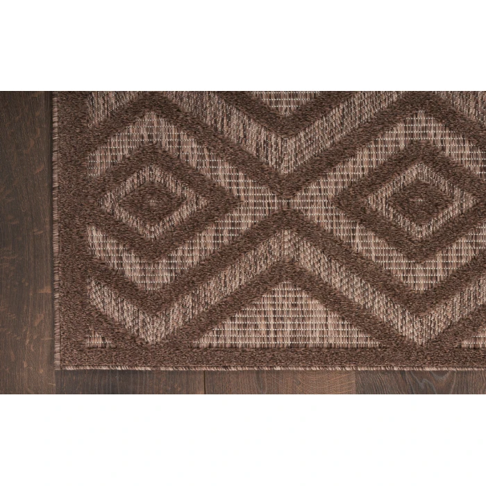Nourison Versatile Brown NRV01 2 ft. X 4 ft. Rectangle Rug