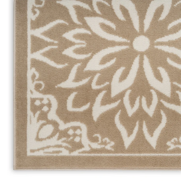 Nourison Jubilant Taupe JUB06 9 ft. X 12 ft. Rect. Rug