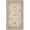 Nourison Home Living Treasures LI16 Ivory Aqua 2 ft. 6 in. X 4 ft. 3 in. Area Rug