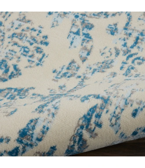 Nourison Jubilant Area Rug JUB09-Ivory Blue
