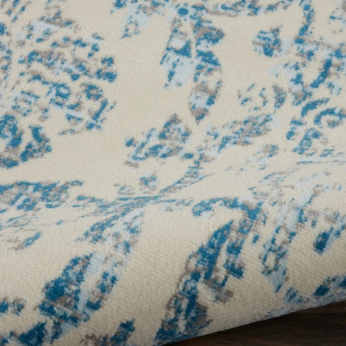 Nourison Jubilant Area Rug JUB09-Ivory Blue
