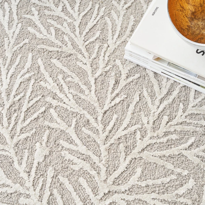 Michael Amini Ma30 Star Area Rug SMR03 Taupe 4' x 6'