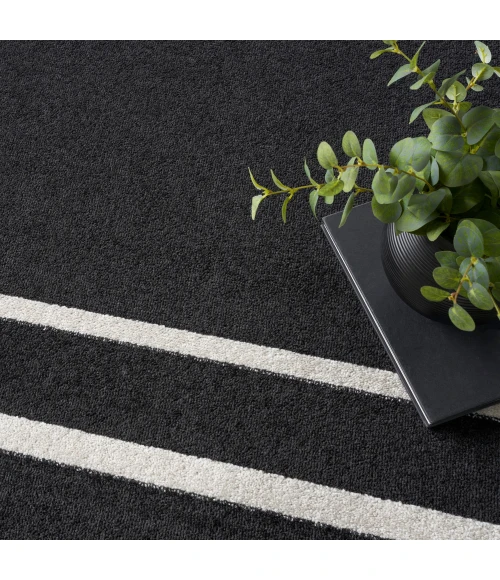 Nourison Nourison Essentials Area Rug NRE02 Black Ivory