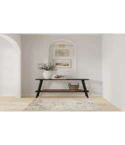 Nourison Home Astra Machine Washable ASW12 Blue Green 2 ft. 2 in. X 4 ft. Area Rug