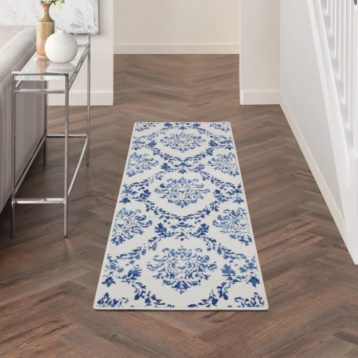 Nourison Whimsicle Area Rug WHS01-Ivory Navy
