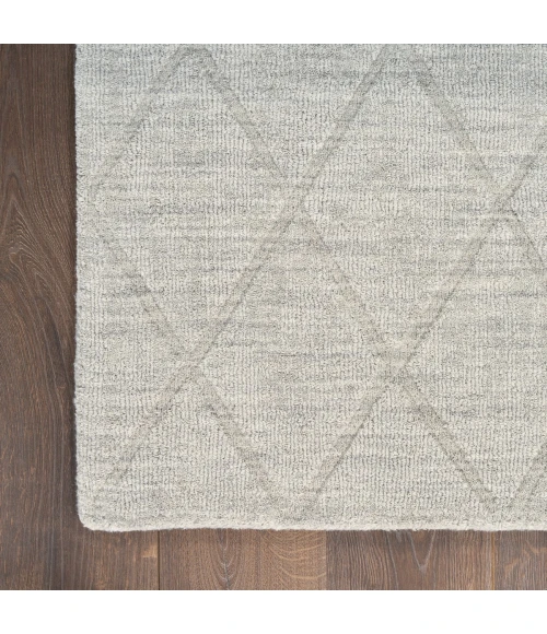 Nourison Wool Haven Grey WOH01 7 ft. 9 in. X 9 ft. 9 in. Rect. Rug