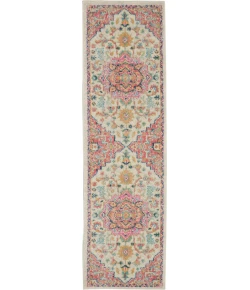 Nourison Home Passion PSN25 Ivory Pink 2 ft. 2 in. X 7 ft. 6 in. Area Rug