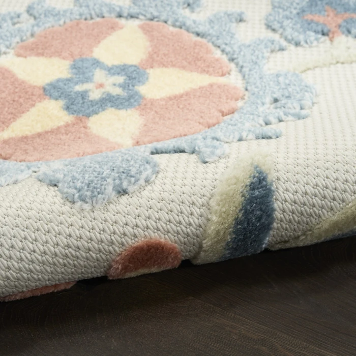 Nourison Aloha Grey Multicolor ALH17 7 ft. 10 in. X 10 ft. 6 in. Rect. Rug