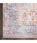 Nicole Curtis Machine Washable Series 1 Area Rug SR104 Blue/Multi 4' x 6'