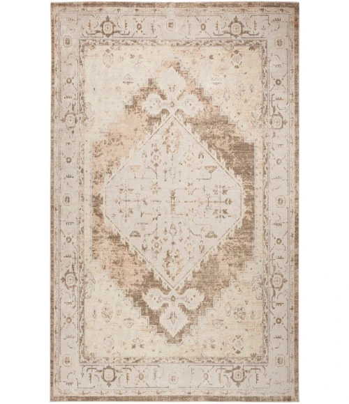 Nourison Astra Machine Washable Beige ASW11 9 ft. X 12 ft. Rectangle Rug
