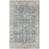 Nourison Home Astra Machine Washable ASW16 Teal Beige 4 ft. X 6 ft. Area Rug