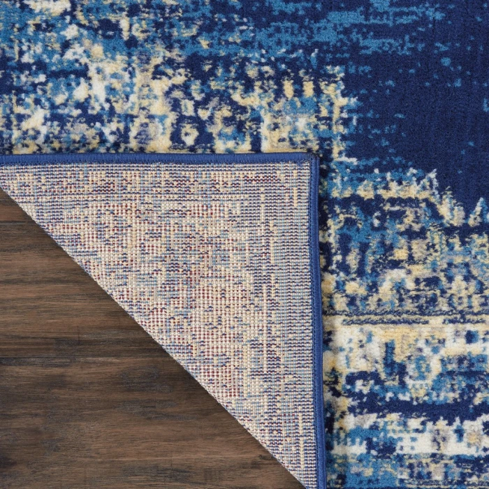 Nourison Grafix Area Rug GRF14-Navy Blue