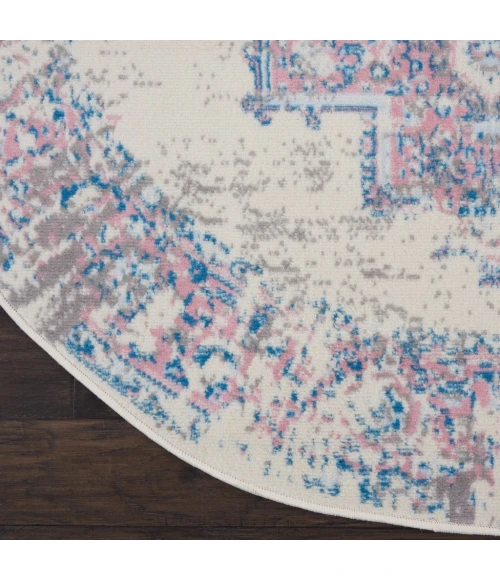 Nourison Grafix Area Rug GRF14-Ivory/Pink