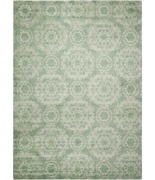 Nourison Home Tranquility Light Green TNQ03 7ft.9in. x 10ft.10in. Rect. Rug