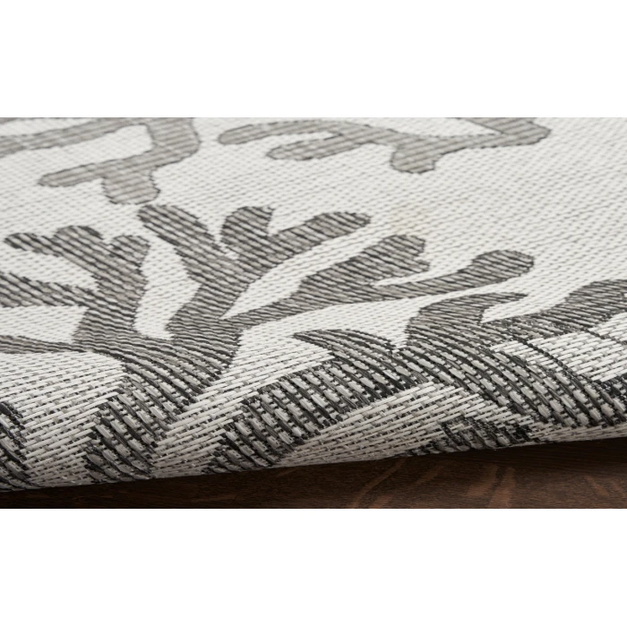 Nourison Garden Oasis Grey GOA05 8 ft. X 10 ft. Rectangle Rug