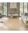 Nourison Tulum Taupe Ivory TLM04 8 ft. X Round Rug