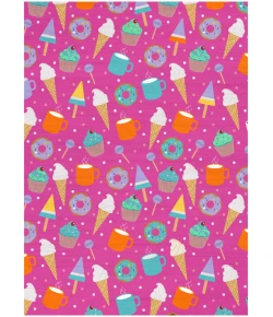 Nourison Home Imagination IMA19 Pink Multicolor 6 ft. 6 in. X 9 ft. 2 in. Area Rug