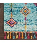 Nourison Nomad Aqua NMD04 2ft.2in. x 4ft. Rect. Rug