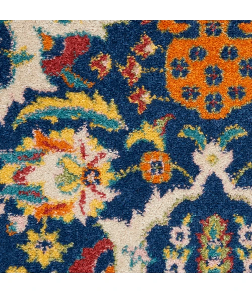 Nourison Allur Area Rug ALR03 Navy Multicolor