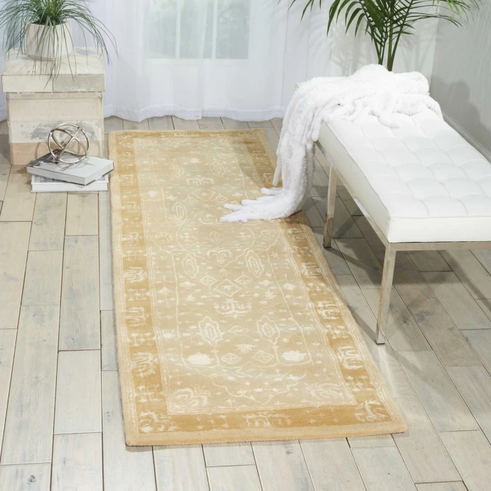 Nourison Symphony Gold Oak SYM09 2ft.3in. x 8ft. Rect. Rug