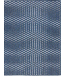 Nourison Home Twist Reversible TWS01 Blue 9 ft. X 12 ft. Area Rug