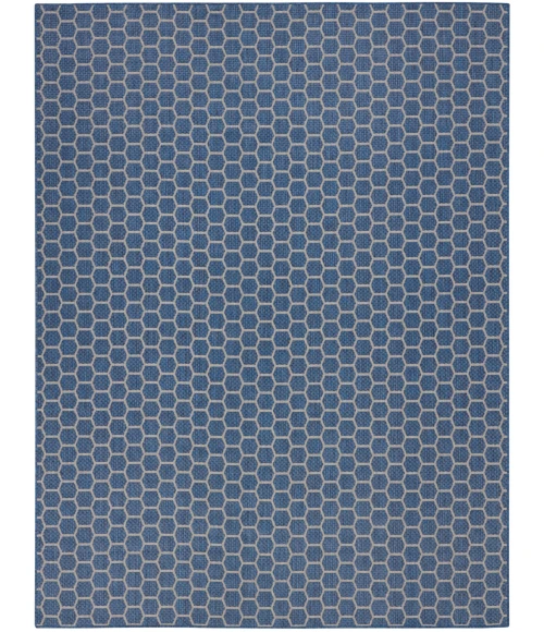 Nourison Twist Reversible Blue TWS01 9 ft. X 12 ft. Rect. Rug