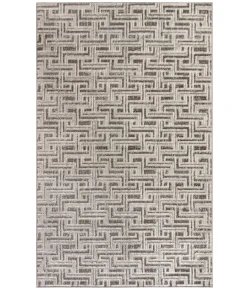 Nourison Home Serenity Home SRH04 Grey Ivory 3 ft. 11 in. X 5 ft. 11 in. Area Rug