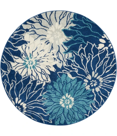 Nourison Passion Area Rug PSN17-Navy/Ivory