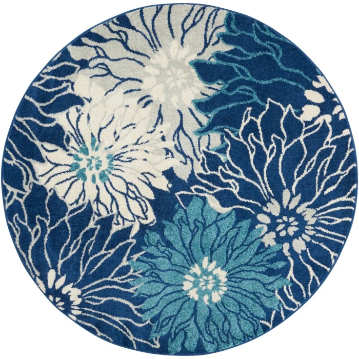 Nourison Passion Area Rug PSN17-Navy/Ivory