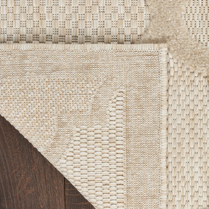 Nourison Home Easy Care Cream NES01 2 ft. 2 in. X 7 ft. 6 Rectangle Rug