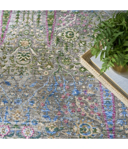 Nourison Home Vintage Harmony Blue VHH01 5ft.3in. x 7ft.6in. Rect. Rug