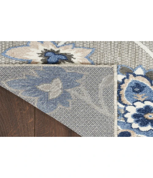Nourison Aloha Blue Grey ALH31 2 ft. X 6 ft. Rectangle Rug
