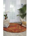 Nourison Jaipur Round Area Rug JA43-Flame