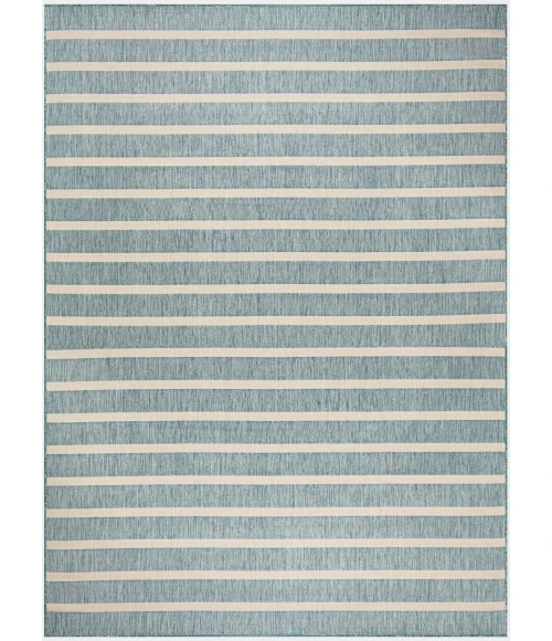 Nourison Positano Aqua Ivory POS03 8 ft. X 10 ft. Rect. Rug