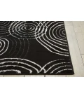 Nourison Studio Black STU03 2ft.2in. x 7ft.3in. Rect. Rug
