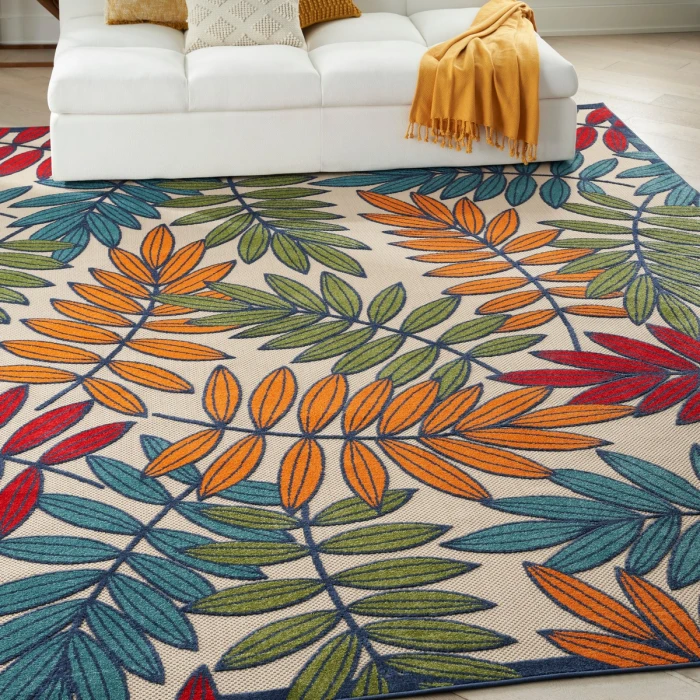Nourison Aloha Area Rug ALH18 Multicolor 10' x 14'