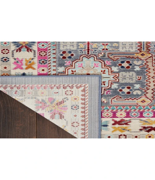 Nourison Vintage Kashan Grey/Multi VKA05 2 ft. X 4 ft. Rectangle Rug