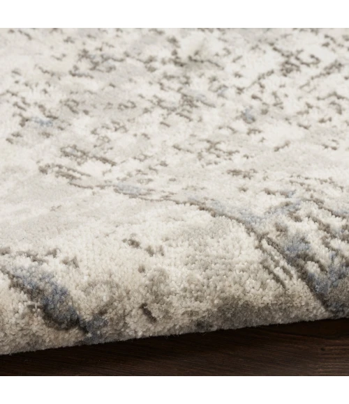 Nourison Quarry Ivory Blue Grey QUA01 5 ft. X 7 ft. Rect. Rug