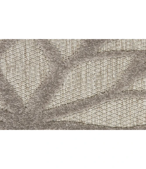 Nourison Aloha Silver Grey ALH05 9 ft. X 12 ft. Rectangle Rug