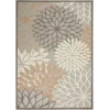 Nourison Home Aloha ALH05 Natural 5 ft. 3 in. X 7 ft. 5 in. Area Rug