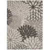 Nourison Home Aloha ALH05 Silver Grey 7 ft. X 10 ft. Area Rug